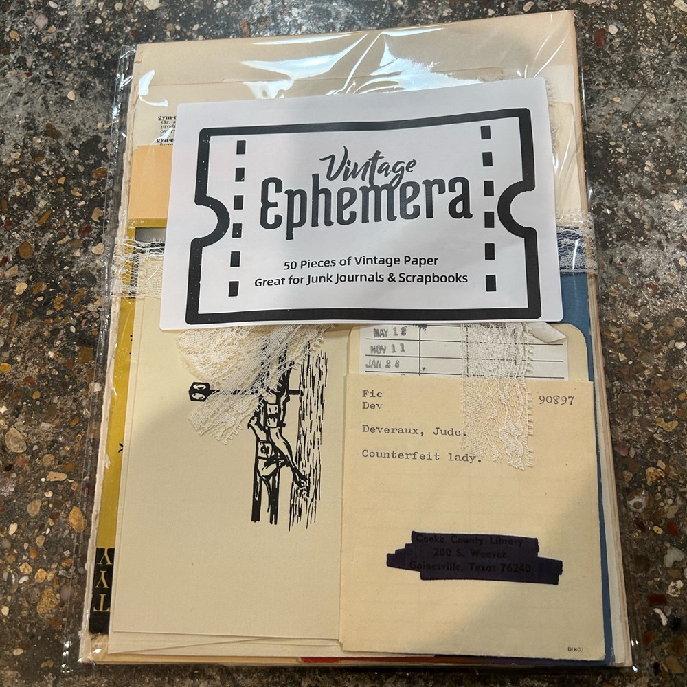 Vintage Ephemera Paper Pack